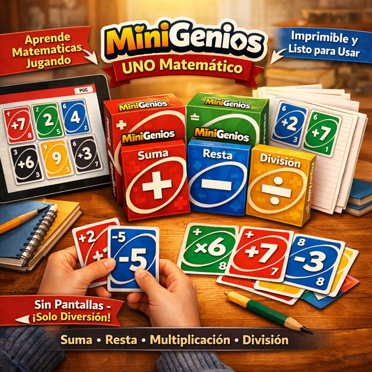 MEGA PACK UNO MATEMÁTICO: El Kit Definitivo para Aprender las 4 Operaciones (+ 4 Regalos Exclusivos)